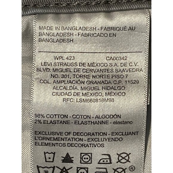 Levi's jeans mens 38 x 32 Athletic stretch Signature Gold gray - Picture 11 of 13